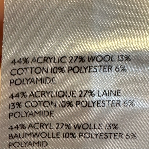 Anthropologie Pilcro Crewneck Pullover Sweater Pink Wool Stripe Chunky Knit - Picture 8 of 8